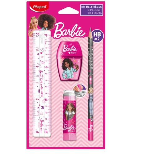 [981867] SET MINI CANCELLERIA BARBIE