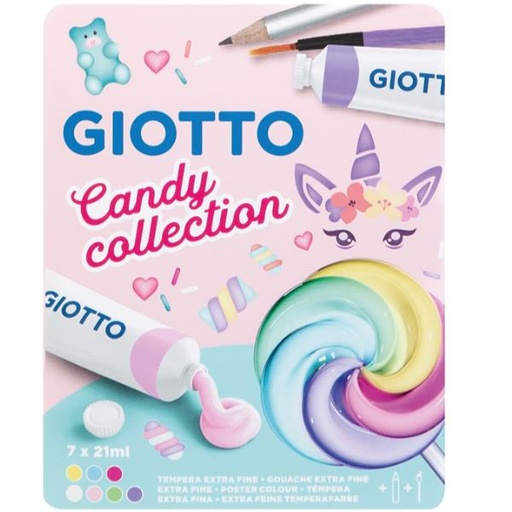 [F302100] CF7 GIOTTO CANDY TUBI TEMPERA 21ML