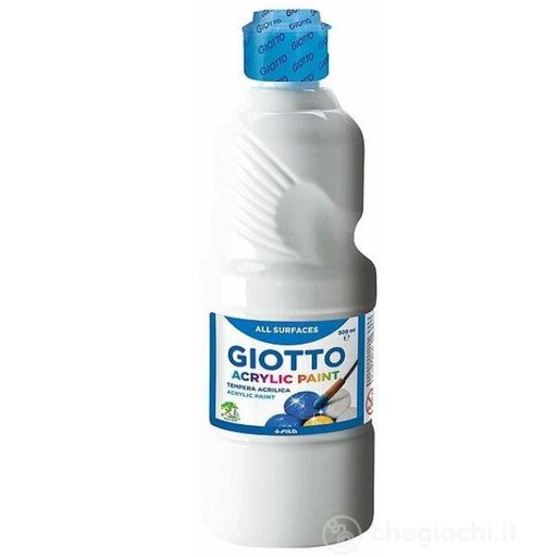 [F53370100] FLACONE 500ML TEMERA ACRILIC BIANCO