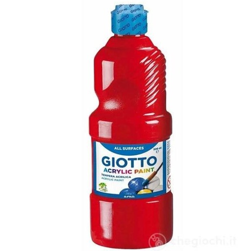 [F53370800] FLACONE 500ML TEMERA ACRILIC ROSSO