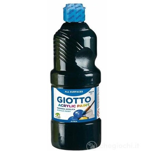 [F53372400] FLACONE 500ML TEMERA ACRILIC NERO