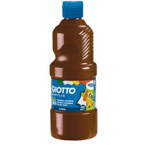 [F53372800] FLACONE 500ML TEMERA ACRILIC MARRON