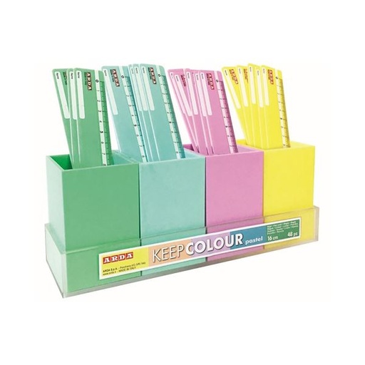 [KCP17DESP] CONF  48 RIGHELLI IN BARATTOLO 16CM