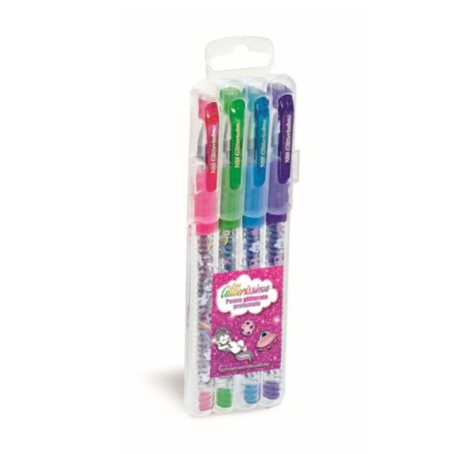 [61955] CF4 PENNE GEL GLITTERATE UNICORNO