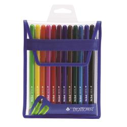 [807700] CF12 TRATTO PEN COLORI FLUO