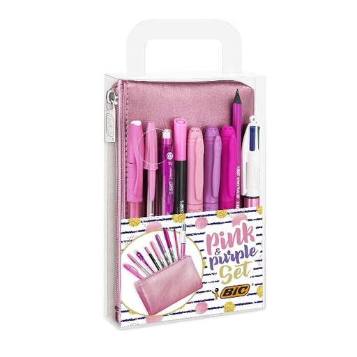 [9642801] PINK SET ASTUCCIO + PENNE