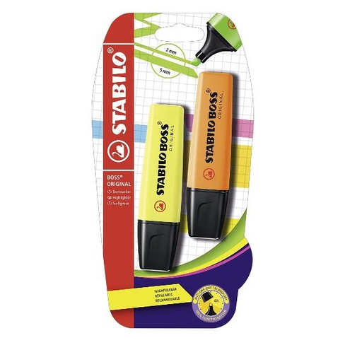 [B-10434-10] CF2 STABILO BOSS GIALLO/ARANCIO