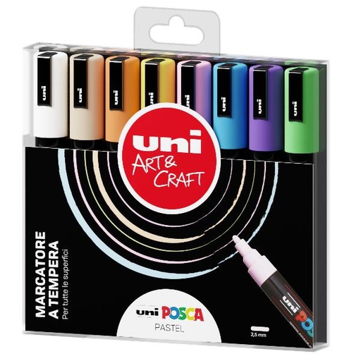 [MPC5MP8P] CF8 POSCA MEDIO PASTEL
