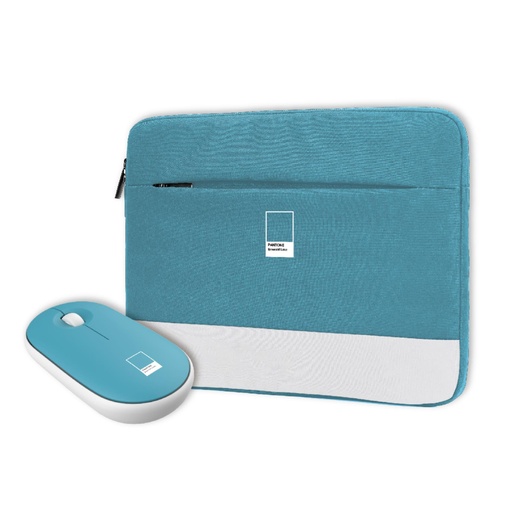 [PT-BGMS001G1] PANTONE BUNDLE SLEEVE+MOUSE LBLUE
