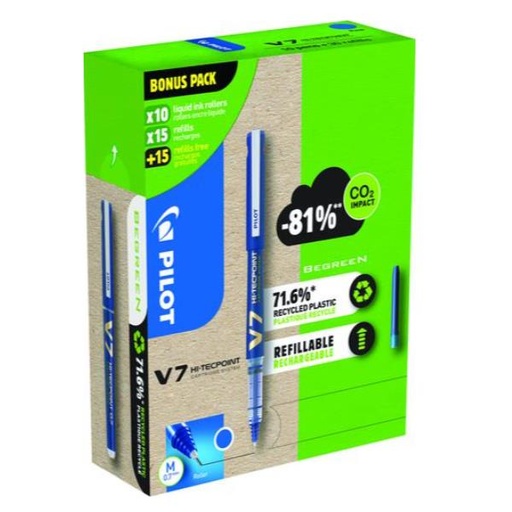 [000028] CF10ROL+15REFILL + 15 REFILL V7 BLU