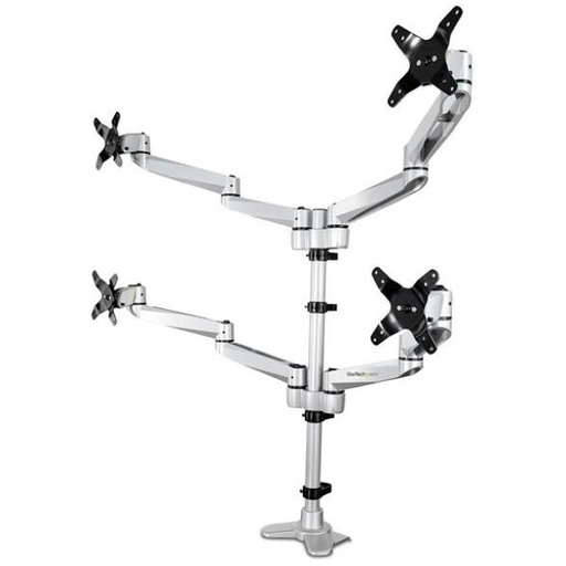[ARMQUADPS] STAFFA PER 4 MONITOR CON MONTAGGIO