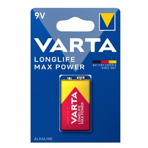 [4722101401] LONGLIFE MAX POWER ROSSA 9V