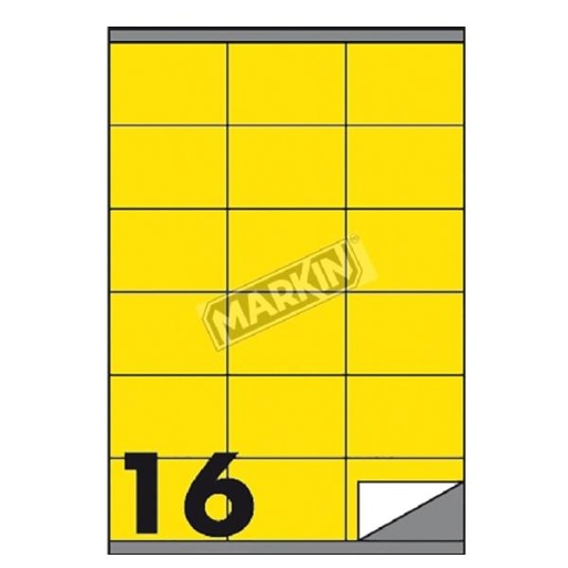 [210C501GI] CF1600 ETICHETTE    105X36 GIALLO