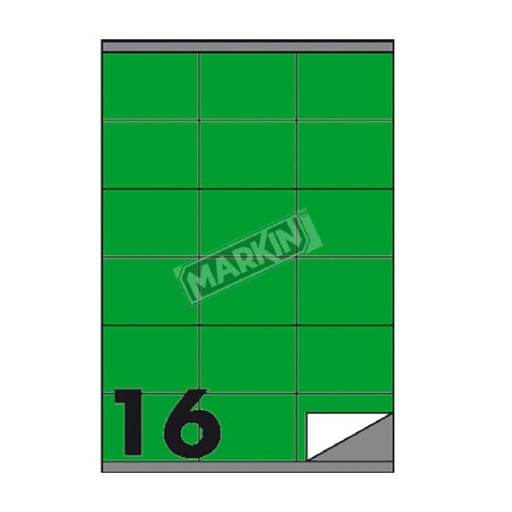 [210C501VE] CF1600 ETICHETTE    105X36 VERDE