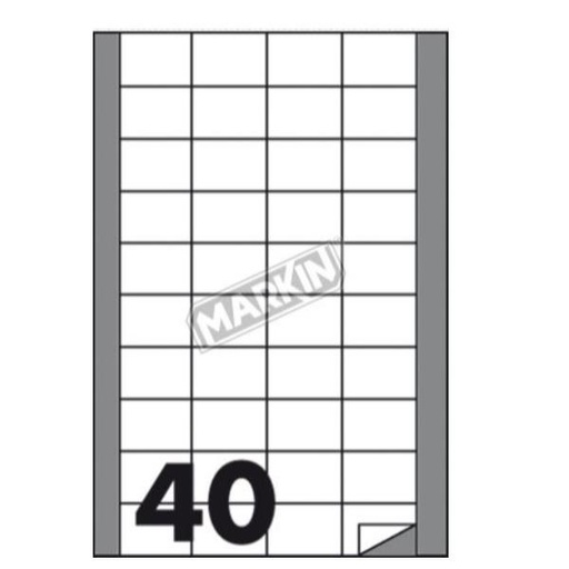 [210C531] CF4000 ETICHETTE 40FG.X100  48X30