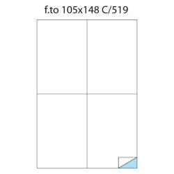[220LWMC519] CF200ETICHETTE 105X148 LASER POLIES