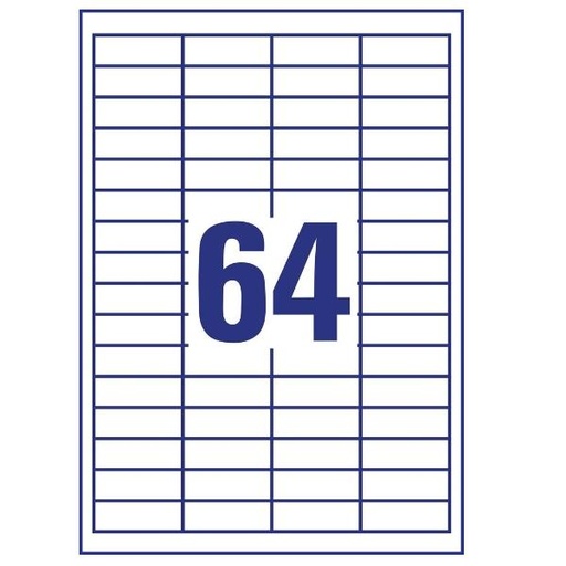 [3667] ETICH. BIANCHE ZWECKFORM 48.5X16.9
