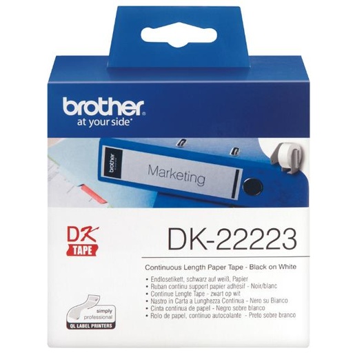 [DK22223] NASTRO ADES CARTA NER0/BIANC 50MM