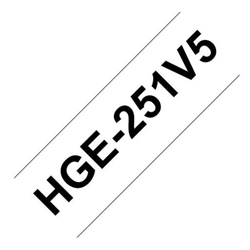 [HGE251V5] NASTRO HG DA 24MM NERO BIANCO 5PZ