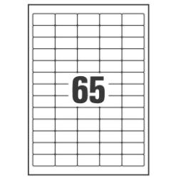 [L7651-25] ETICH.MINI INDIR 38.1X21.2  SINGOLO