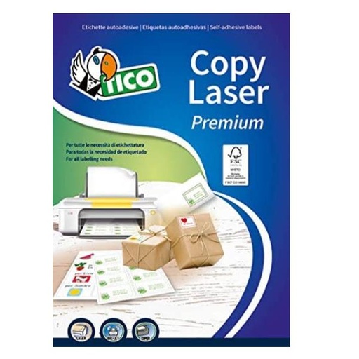 [LP4W-210148] ETICHETTE LASER 210 X 148  A5 CF200