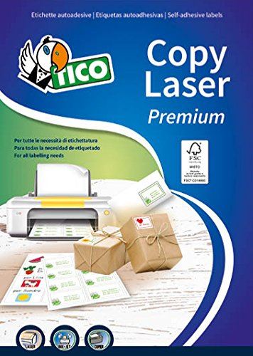 [LP4W-3714] ETIC TICO LASER BIANCHE37X14SINGOLO