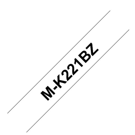 [MK221BZ] NERO SU BIANCO 9MM  P-TOUCH 65