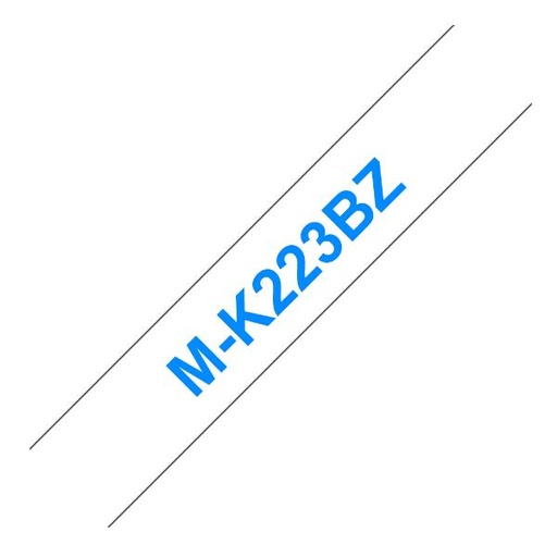 [MK223BZ] NASTRO TIPO M 9MM BLU/BIANCO