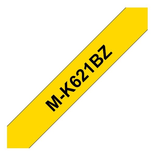 [MK621BZ] NASTRO TIPO M 9MM NERO/GIALLO