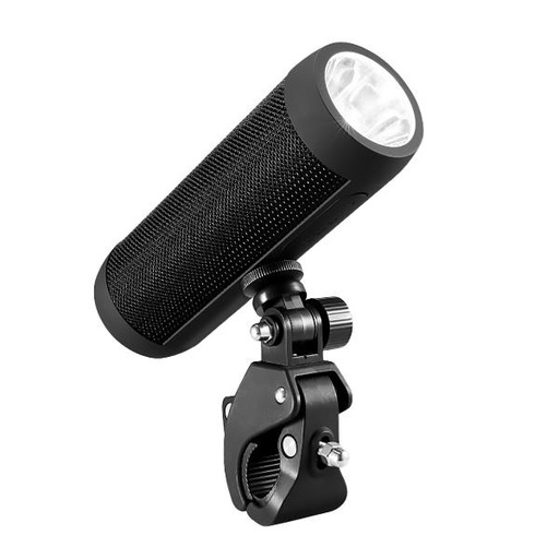 [SPEAKERBIKEBK] BIKE SPEAKER FLASHLIGHT BLACK