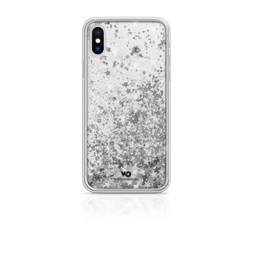 [1370SPK12] SPARKLE COVER IP X/XS SILVER STAR