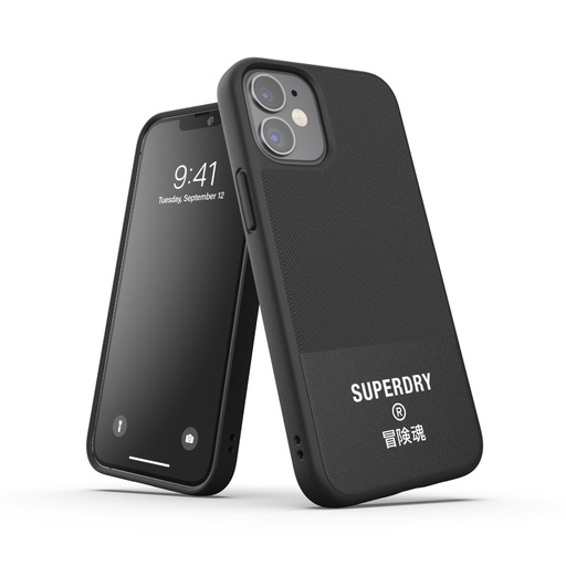 [42584_SDY] SUPERDRY CANVAS IPHONE 12 MINI BLK
