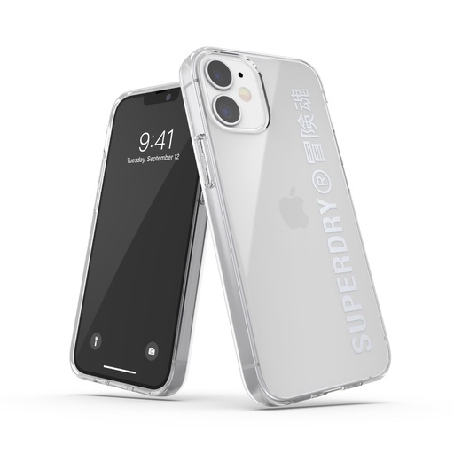 [42590] SUPERDRY IPHONE 12 MINI SILVER
