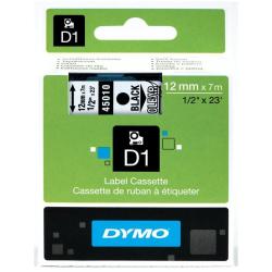[S0720500A] NASTRO  D1 12MMX7M NERO/TRASP