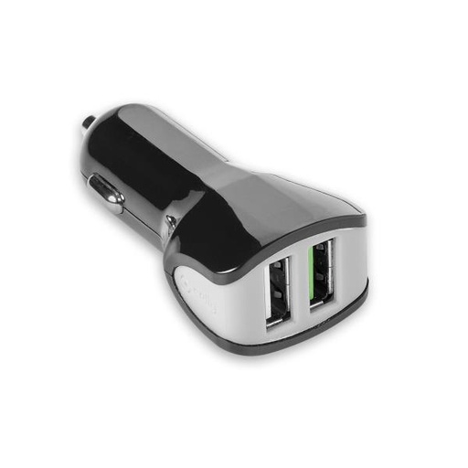 [CC2USBTURBOBK] TURBO CAR CHARGER 2USB 3.4A/17W BK