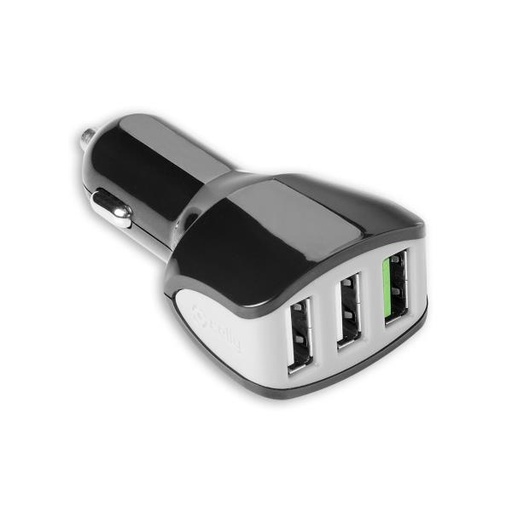 [CC3USBTURBOBK] TURBO CAR CHARGER 3USB 4.4A/22W BK