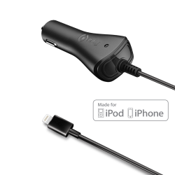 [CCIP5] CAR CHARGER LIGHTNING 1A/5W MFI BK