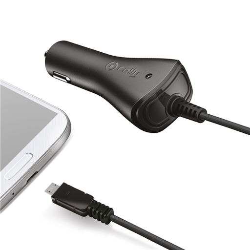 [CCMICRO] CAR CHARGER MICROUSB 1A/5W BLACK