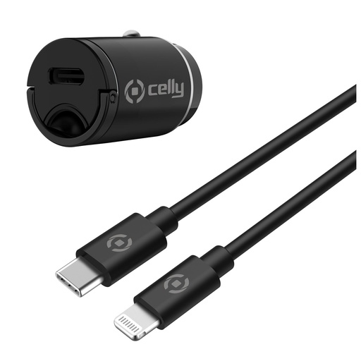 [CCMINILIGHT] KIT USB-C CARCH+LIGHTNING CABLE 20W