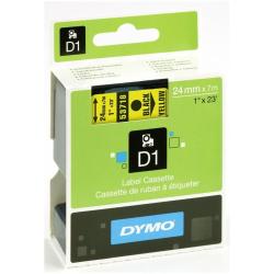 [S0720980A] NASTRO D1 24MMX7M NERO/GIALLO
