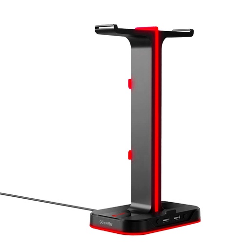[CYBERSTATIONBK] GAMING HEADPHONE STAND PS RGB BLACK