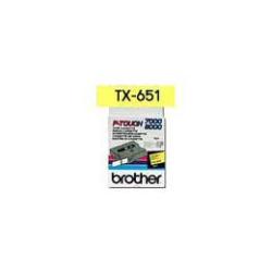 [TX651] BLACK YELLOW 24MM P-TOUCH 7000/8000