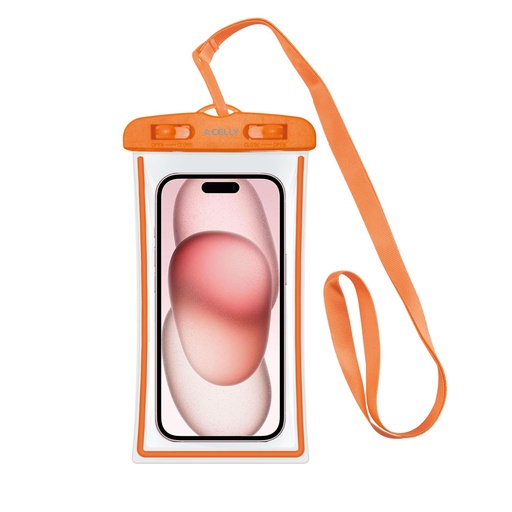 [SPLASHBAG24ORF] TRANSP BAG UP TO 7 ORANGE