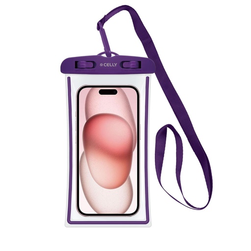 [SPLASHBAG24VL] TRANSP BAG UP TO 7 VIOLET