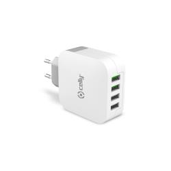 [TC4USBTURBO] TURBO WALL CHARGER 4USB 4.8A/22.5W