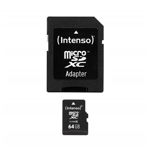 [3413490] MICRO SD CON ADATTATORE 64GB C10