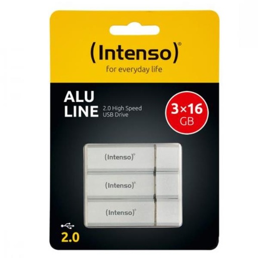 [3521473] CHIAVETTA 16GB SILVER USB 2.0  3PZ.