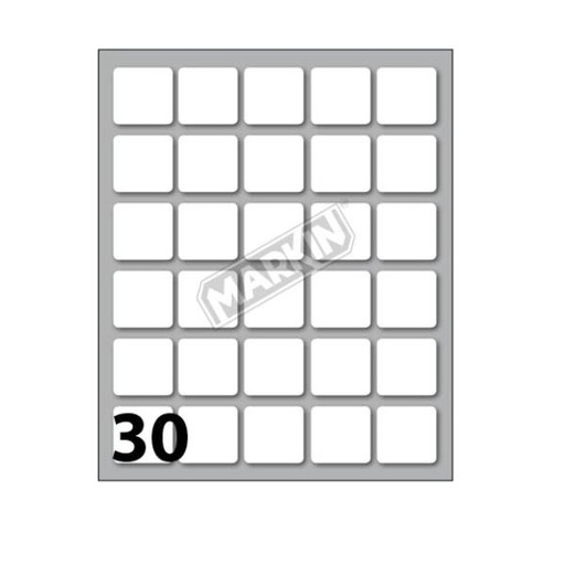 [X10017] CF25 ETICHETTE 21X21 7500 ETICHETTE